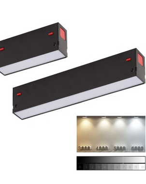 Трековый линейный светильник с управлением ST-Track-MAGNET3976-Line138-10W DIMM CCT 3000-6000K